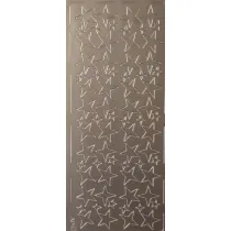Galeria Hobby Stiker a�urowy srebrny