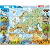 Puzzle ramkowe 72 el. Europa fizyczna Demart