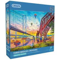 Puzzle 1000 Trzy mosty Szkocja 113721 Gibsons