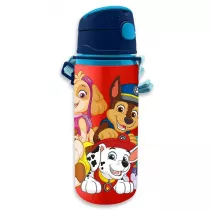 Bidon aluminiowy ze somk Psi Patrol PW19871 600 ml