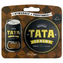 Pan Dragon Zestaw otwieracz + podstawka Tata idealny