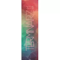 Kalendarz 2025 cienny paskowy Terminarz