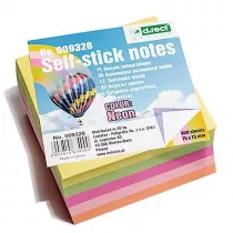 D.rect Bloczek samoprzylepny Neon 76 x 76 mm