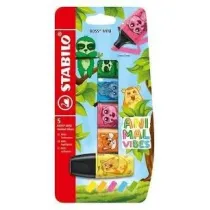 Stabilo Zakre�lacze mini Animal vibes set 5 szt