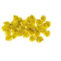 Brewis Pompony metaliczne z�ote 2cm