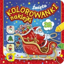 �wi�ta. Kolorowanki naklejanki