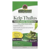 Natures Answer Kelp Thallus - Kelp Suplement diety 100 kaps.