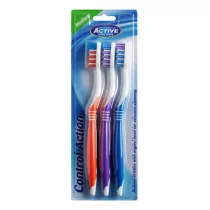 Active Oral Care Control Action szczoteczki do zbw Medium 3 szt.