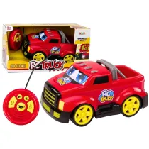 Autko kresk�wkowe zdalnie sterowane czerwone LeanToys
