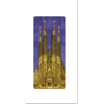 DaVinci Karnet 12x23cm + koperta Gaudi Sagrada Familia