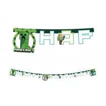Procos Banner Minecraft Happy Birthday