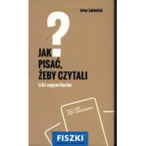 Fiszki. Jak pisa� �eby czytali