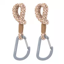 Lassig Casual Label Uniwersalne sznurkowe zaczepy do torby do wzka camel vanilia 2 szt.