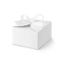 PartyDeco Pudeeczka Chmurka biay 8x7,5x4,5cm 10szt