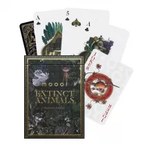 Moooi Extinct Animals, karty do gry, czarne Theory11