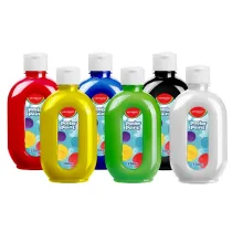 Farba plakatowa KEYROAD butelka 300ml 6 kolorw podstawowych