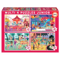 Puzzle 4w1 Zabawa Educa