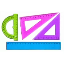 Grand Zestaw geometryczny brokatowy 4 elementy