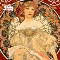Puzzle 1000 el. Rozmarzenie Alfons Mucha Flame Tree