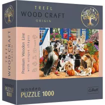 Puzzle drewniane 1000 el. Psia przyja Trefl