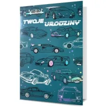 Pan Dragon Karnet star Urodziny m�skie, auta K.STAR-102