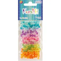 Aliga Koraliki plastikowe 8mm 10 kolor�w x 5g