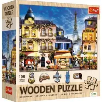 Puzzle drewniane 1000 el. Francuska uliczka Trefl