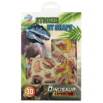 Grafix Naklejki po ksztatach 3D Triceratops
