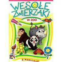 Kolorowanka z naklejkami. Wesoe zwierzaki w ZOO 506