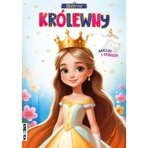 Magiczne kr�lewny. Kolorowanka z brokatem