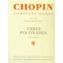 Chopin. Complete Works. Trzy polonezy 1817-1821