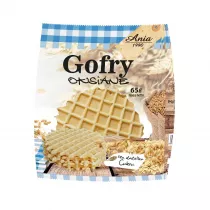 Ania Gofry owsiane bez dodatku cukru 65 g