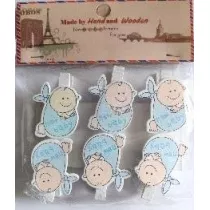 Galeria Hobby Klamerki ozdobne niemowl�ce 6 szt.