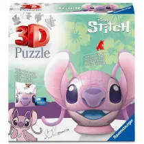 Puzzle 3D: Disney Stitch Kula Angel z uszami Ravensburger