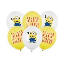PartyDeco Balony Strong Minionki z nadrukiem 30cm