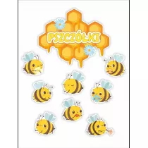 LearnHow Dekoracja - Grupa pszcz�ki 9 el.