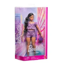 Barbie Deluxe Style Lalka Fioletowy top i szorty Mattel