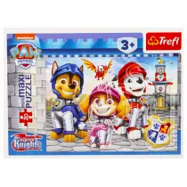 Puzzle 20 el. MiniMaxi Wesoe Pieski 21146 Trefl