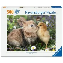 Puzzle 500 Rabbit and chick Ravensburger