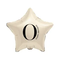 Godan BALON FOL GWIAZDA 0 KREM 44CM GO B/C