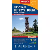 Bieszczady - Ustrzyki Dolne - mapa 2024/2025