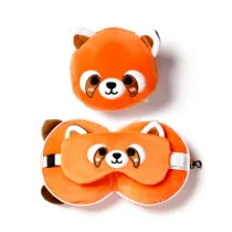 Puckator Pluszowa poduszka podr�na z opask� na oczy Relaxeazzz - Panda