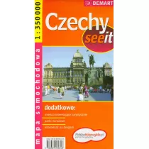 Czechy see it. Mapa samochodowa w skali 1:350 000