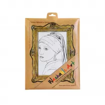 Strigo Funny Mat White - Johannes Vermeer, Dziewczyna z per�� 25x35 cm