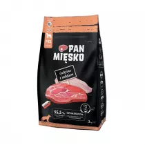 Pan Misko Karma sucha dla psa Cielcina z indykiem chrupki XL 3 kg
