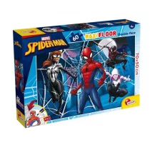 Puzzle 60 el. podogowe Spiderman Lisciani