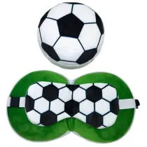 Puckator Pluszowa poduszka podr�na z opask� na oczy Relaxeazzz - Pi�ka