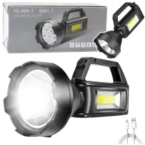 LeanToys Latarka turystyczna LED Reflektor 4 tryby