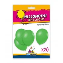 Balony lateksowe zielone 26cm 20 szt