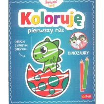 Koloruj pierwszy raz. Dinozary